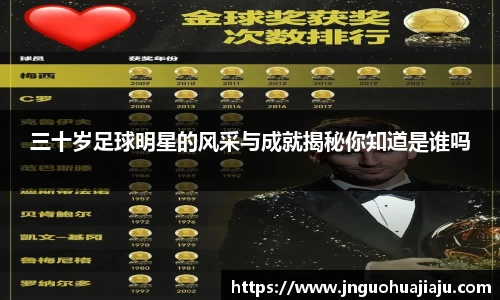 三十岁足球明星的风采与成就揭秘你知道是谁吗